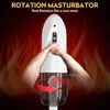 Masturbateur télescopique automatique rotatif, 10 modes réglables, tasse volante, jouet sexuel électrique Climax pour 5758950