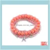 Straski biżuterii z koralikami 7pc/set ręczny butik moda mody wielowarstwowy kryształowe kamienne koraliki pasmowe bransoletki bransoletki pulseras boho maj
