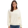 Casual Dense Cotton Women Sweatshirt O-Neck Solid Pullover Wearable Plus Size Various Colors M30106 210526