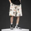 Pantaloncini da uomo 2021 Summer Cartoon Bear Manyin Casual da uomo ricamo Beach HIP HOP pantaloni corti di sicurezza alla moda