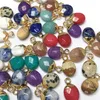 Natürliche Stein Charms Faceted Exquisite Anhänger Rose Quarz Heilung Reiki Kristall Finden Für DIY Halsketten Frauen Modeschmuck 8x8mm