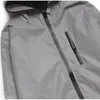 Chaqueta reflectante completa para hombre, sudaderas con capucha ligeras, chaquetas para mujer, cortavientos impermeable de Hip Hop, ropa informal con capucha, abrigos para hombre de gran tamaño