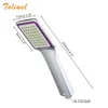 High Quality Air-Turbo Water Saving Square Bathroom Shower Mixer Handheld Shower Head H1209