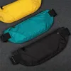 Bolsas de cintura Bolsa colorida À prova d'água Bumbum Corrida Cinto de jogging Bolsa Zip Fanny Pack Corredor esportivo Crossbody Homens e Mulheres