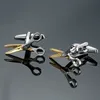 Fashion French men's shirt metal brass Sports Equipment Golf hammer Wrench Enamel cufflinks Casual Business suit Shirt sleeve button Cuff links jewelry