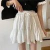 女性のための夏と春の浮彫の不規則なミニスカートのための高級スカート韓国のファッションビンテージショートスカートライアル210421