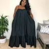 Casual Suknie S-5XL Plus Size Dla Kobiet Ubrania Seksowna Sukienka Solidna Kolor Luźne Damskie Odzież Big Long Maxi Vestidos