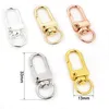 Keychains 10pcs/lot Snap Lobster Clasp Hooks Gold Silver Plated DIY Jewelry Making Findings For Keychain Neckalce Bracelet Supplies