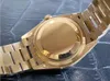 DH Maker Watch Mens 36 мм 18K Gold Diamond 128345 128348 128349 Водонепроницаемая Азия 2813 Движение механические автоматические мужские часы R700Q