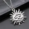 Pendant Necklaces 1 Piece 36x33mm Sun Charms Necklace For Women Drop Supplier Pendants Female Gift