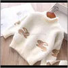 Пуловер детская одежда детская родильная родильная доставка 2021 мультфильм животных зимняя девушка свитера 2 4 года малыша вязание пуловеры верхний корейский