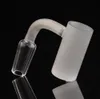 Milky Smoking Quartz Banger 10/14/18 mm macho / hembra para bongs de vidrio tubos plataforma petrolera