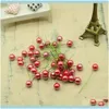 Dekoracyjne Świąteczne Party Supplies GardendeCorative Flowers Wieńce 100 sztuk Sztuczne Owoce Do Wieniec Boże Narodzenie Wieniec Home Decor Foam Cherry Po