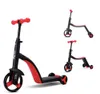 Enfants Scooter Tricycle bébé 6 en 1 Balance vélo tour sur jouets enfants vélo 1-6 ans étape glissante Tricycle multifonctionnel