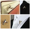 Pins, Broşlar Moda Kuş Şube Pin Broche Kore erkek Takım Elbise Süpürgeler Gömlek Suit Yaka Toka İğne Düğme Klip
