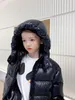 Weiße Ente Down Kinder Girls Jungen Kapuze -Mantel Winter gestreifte Jacke Kinder039s Mädchen Schnee Outwear Schichten Top7197310