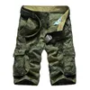 Camouflage Camo Cargo Shorts Hommes Hommes Casual Homme Lâche Travail Homme Militaire Pantalon Court Plus La Taille 29-44 210629