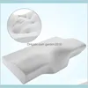 Travesseiro quadrado Suprimentos para cama 50 x 30 cm Látex ortopédico magnético branco pescoço pescoço espuma de rebote lento Cervical211D