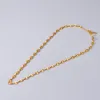 Chains Titanium Steel Gold-plated Acacia Bean Necklace Female Clavicle Chain Simple Cold Wind Net Red Tide Accessories