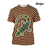 Men's T-Shirts Est Fashion Men women Aboriginal Indigenous Turtle Dot Painting Art 3D Printing T Shirt Vertigo Hypnotic Vorte291f