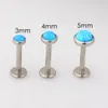 Opal Lip Bar Ring Internally Threaded Ear Tragus lage Stud Piercing Body Jewelry lage Ear Piercing6971764