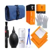 Complete Cleaning suit Kit for SLR Cameras and Optical Lens Digital DSLR with Blue Waterproof Bag
