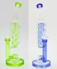 Vintage Fab with Seed of Life Hookah Glass BONG 14inch water Smoking Pipe with bowl can put customer logo by DHL UPS