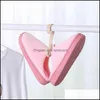 Hangers & Racks Clothing Housekee Organization Home Garden 360 Degrees Rotate Plastic Hanger Four Claws Hooks Dry Wet Dual Use Towel Clothes