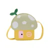 Mignon champignons porte-monnaie sacs à bandoulière enfants sac de messager dessin animé impression bandoulière sac à rabat en cuir PU cartable filles sac