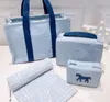 Borsa per pannolini per bambini di alta qualità Borsa per fascia per maternità per mamma Set per bambini Portabottiglie Madre Borse a tracolla per passeggino