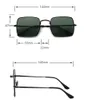 Gafas de sol para hombre M1971 Lentes de vidrio de metal Moda europea y americana Mejores productos Gafas de conducción Mujeres Sun UV400 lente UnisexCon caja