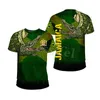 Tessffel Jamaica Lion Emblem Summer New Fashion 3D Print Tops Tee Tshirt Мужчины Женщины Футболка с коротким рукавом Streetwear Style-4 G1222