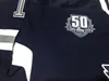 Benutzerdefinierte Herren Vintage 11 Alexis Lafreniere Hockey-Trikot CCM CHL Rimouski Oceanic Frederik Gauthier mit 50. Jubiläums-Patch, Marineblau, beliebiger Name, Nummer S-5XL