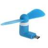 Mini fan USB elastyczne przenośne chłodzenie super wycisze chłód dla typu C Android Samsung S7 Edge Phone