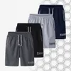 Zomer shorts voor mannen Jogger Shorts Elastische Taille Bermudas Trekkoord Sweat Shorts Lichtgewicht Plus Size 5XL 210603