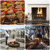 39*17cm Fireplace Wood Bellows Barbecue BBQ Air Blower Bonfire Campfire Brown Tools For Outdoor Wild Donkey Firing Tool 210423