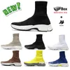 SOCK 3.0 Casual schoenen Men Vrouwen Sneaker Trainer Walking Paris Lady Triple Black Geel Blue Sports Socks Platform Boots Sneakers 36-45