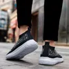 Derss Kvinnor Skor Larges Storlek Rhinestones Strumpor Färger Matchningar Tjock Soled Old Par Sko Sport Sneaker Kvinna Trainer Sneakers 35-43nvn