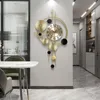 Duvar Saatleri Oturma Odası Dekorasyon Saat Modern Tasarım Ev Dekor 3D Çıkartmalar Estetik Dijital