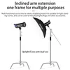Stative Magic Leg Lampenständer C-Rahmen 3,3 Meter dicker Edelstahl Professionelle Film- und Fernsehbeleuchtungsausrüstung abnehmbar