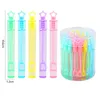 Mini Bubble Toys Colorful Peach Heart Tube Bubbles Shake Bubble Stick OF CAN'T BLOW BREAK Summer Gifts For Weddings And Parties