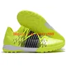 Neymar Jr. Buty piłkarskie 2021 Mężczyźni Future Z 1.1 TF Turf Clails Blue Volt White Multi Yellow Mens Designer Football Sneakers Boots