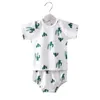 Baby kortärmad sömnkläder kläder sommar toddler outfits för pyjamas sätter barn pojkar tjejer bomull kläder 211109