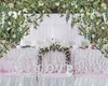 Prezenty dla kobiet sztuczne eukaliptus girland z białą różą pionia winorośl eukaliptusowe na wesele przyjęcie urodzinowe domowe dekoracja ogrodowa