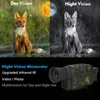 Jumelles télescope extérieur numérique HD Vision nocturne optique infrarouge Portable caméra de surveillance de sécurité pour la chasse Camping