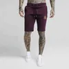 New Summer Sik Silk hommes courts gymnases slim fit Bodybuilding mode Joggers pantalons de survêtement hommes Fitness shorts Sportswear H1206