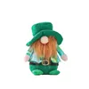 St Patrick's Day Gnome Party Decor Irish Handgjorda Skandinaviska March Declativ Dwarf Kids Presenter