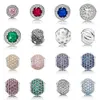 Nowy 2021 100% 925 Sterling 796082PCZ Silver Pandora Koraliki Charms Multicolor Essence Murano Szklane Koraliki Kolokacja Diy Bransoletka Bransoletka Biżuteria