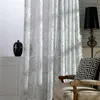 Rideau Tentures Tissu Moderne Simple Polyester Impression Écran Salon Chambre Largeur Fixe