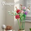 Pomysły Romantyczny Róża Kwiat Bukiet Bukiet Bukiet Bloki Moc Cegły 1237PCS Home Decoration Kwiaty DIY Zabawki Urodziny Christmas Lovers Gifts